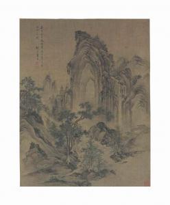 ZHANG YU CAI 1800-1800,Landscape,Christie's GB 2017-03-14
