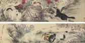 ZHANG YU 1734-1803,FLOWERS AND CATS,1793,Sotheby's GB 2012-09-13