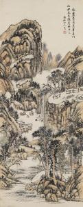 Zhanying,LANDSCAPE AFTER WANG YUANQI,1895,Sotheby's GB 2018-03-23