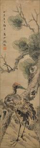 ZHAOLIN Ma 1837-1918,Pine and Crane,Sotheby's GB 2021-05-26