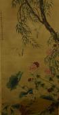 ZHEN XIU Rui,Cranes and peonies,888auctions CA 2015-06-04