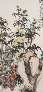 ZHENG WU 1878-1949,Chrysanthemum,1947,Bonhams GB 2024-04-17