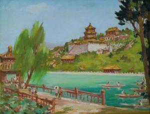 zhengyin Song 1920-1993,Beijing Summer Palace,1963,Hosane CN 2009-12-12