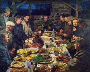 zhiguo xue 1957,Dinner Together,2010,Hosane CN 2011-06-26