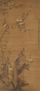 ZHIMIAN ZHOU 1550-1610,Flowers and Birds,1602,Christie's GB 2021-11-29