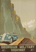 ZHITOMIRSKY Alexander 1907-1993,GEORGIAN MILITARY HIGHWAY,1939,Swann Galleries US 2018-10-25