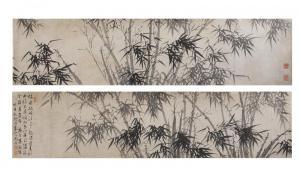 ZHOU HAO 1685-1773,Ink Bamboo,1720,Bonhams GB 2018-06-26