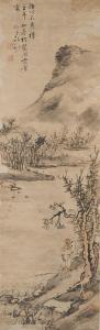 ZHOU SHIXIN YI GU DING ZHI FA,Fishing by the Creek,1762,Bonhams GB 2018-05-09