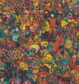 ZHOU WEI 1300-1300,Lantern Festival in West Liaoning,1987,Bonhams GB 2010-06-21