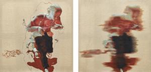 zhou xiaohu 1906,FLOATER - 4 A & 4 B (DIPTYCH),2005,Sotheby's GB 2017-10-01