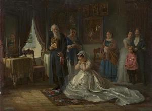 ZHURAVLEV Firs Sergeyevich 1836-1901,Wedding Blessings,MacDougall's GB 2018-06-06