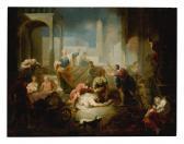 ZICK Johann 1702-1762,Saint Peter healing the sick with his shadow in Je,Sotheby's GB 2018-10-29