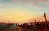 ZIEM Felix 1821-1911,Gondole au crépuscule, Venise,Millon & Associés FR 2019-03-20