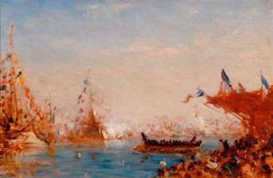 ZIEM Felix 1821-1911,la fête à villefranche,Mercier & Cie FR 2007-06-17