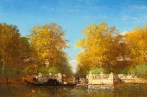 ZIEM Felix 1821-1911,Venise, entrée des jardins français.,Galerie Koller CH 2016-03-22