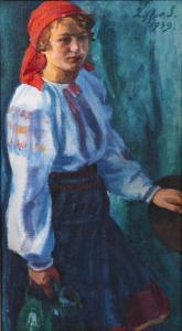 ZIFFER Sandor 1880-1962,YOUNG GIRL,1939,Potomack US 2023-04-05