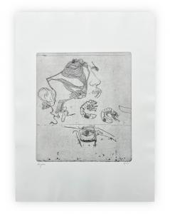 ZIGAINA Giuseppe 1924-2015,Anatomia - Omaggio a Dürher N.2,1971,Borromeo Studio d'Arte IT 2024-03-19