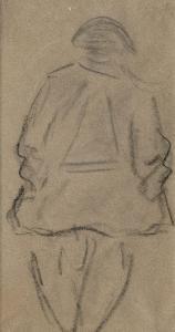 ZILLE Heinrich 1858-1929,Figurenstudie von hinten,Galerie Bassenge DE 2016-11-26