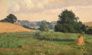 ZILLEN Wilhelm 1824-1870,Danish landscape from north of Copenhagen,Bruun Rasmussen DK 2024-02-19