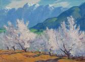 ZIMMERMAN Frederick A 1886-1974,San Jacinto & Old Almond Orchard near Beaumo,John Moran Auctioneers 2014-03-25