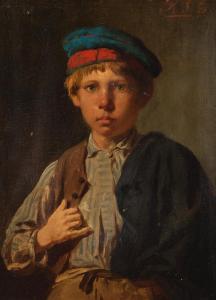ZIMMERMANN Reinhard Sebastian 1815-1893,Blonder Junge mit Soldatenmü,Beurret Bailly Widmer Auctions 2023-11-08