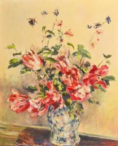 ZIMMERMANN Rene 1904-1991,Vase de tulipes,Etienne de Baecque FR 2021-09-30