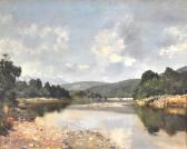 ZIMMERMANN Siegfried 1800-1900,A Mountain River Landscape,John Nicholson GB 2013-05-22
