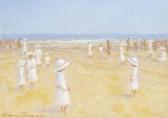 ZIMMERMANN Theodor Franz,A day on the beach with the family, Portelet Bay, ,Christie's 2012-02-21