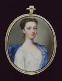 ZINCKE Christian Friedrich,A Lady, wearing white dress and blue cape, her bro,Sotheby's 2005-04-28
