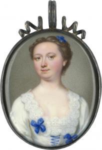 ZINCKE Christian Friedrich 1685-1767,Portrait einer jungen Frau,Galerie Bassenge DE 2023-11-30