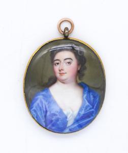 ZINCKE Christian Friedrich 1685-1767,Portrait of a lady in a blue dre,Bellmans Fine Art Auctioneers 2023-03-28