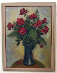 ZINK Josef 1838-1907,Roses- floral still life,Alderfer Auction & Appraisal US 2007-06-15
