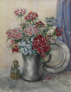 ZINKEISEN Anna Katrina 1901-1976,Still life of flowers in a tankard,Woolley & Wallis GB 2023-12-13