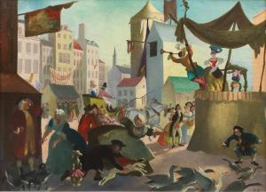 ZINKEISEN Anna Katrina 1901-1976,The Fair,1940,Bonhams GB 2023-09-20