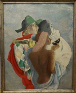 ZINOVIEV Alexandre 1889-1977,Arlequin Colombine et Pierrot,1930,Art Valorem FR 2022-03-29