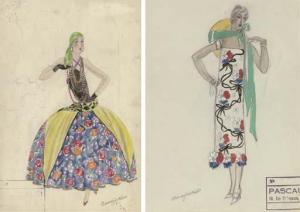 ZINOVIEV Alexandre 1889-1977,Dress designs,Christie's GB 2007-05-24