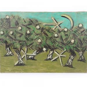 ZION BEN 1897-1987,Night Orchard,Ripley Auctions US 2024-03-30