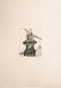 ZIVERI Alberto 1908-1990,Il Grande Mulino di Amsterdam,1937,Bertolami Fine Arts IT 2018-04-29
