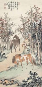 ZIXIANG YIN 1909-1984,HORSES,1984,Christie's GB 2014-11-07