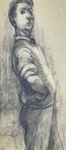 ZOBOLE Ernest 1927-1999,Self Portrait I,Rogers Jones & Co GB 2022-07-16
