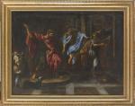 ZOBOLI Giacomo 1681-1767,David joue de la harpe devant le roi Saül,Lafon FR 2014-02-06