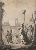 ZOCCHI Giuseppe 1711-1767,Le triomphe de David,Artcurial | Briest - Poulain - F. Tajan FR 2022-03-23