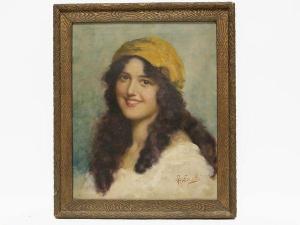 ZOCCHI Gugliemo 1874-1957,Ritratto femminile,Maison Bibelot IT 2019-12-12