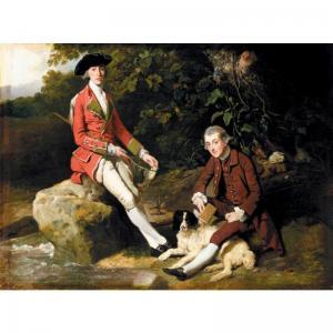 ZOFFANY Johann 1733-1810,portrait of john yorke and colonel coore,1769,Sotheby's GB 2004-07-01