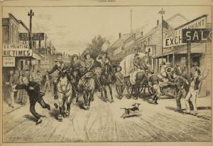 ZOGBAUM Rufus Fairchild 1849-1925,Painting the Town Red,1886,Santa Fe Art Auction US 2019-06-15