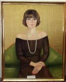 ZOIA Krukowskaja 1903-1999,Porträtt av kvinna.,Auktionskompaniet SE 2008-05-19