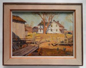 ZOLLARS Charles P 1896-1986,The Old Farm,1941,Rachel Davis US 2019-03-23