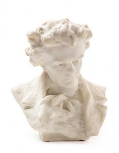 ZOLNAY George Julian 1863-1949,Bust of Beethoven,Hindman US 2017-03-30