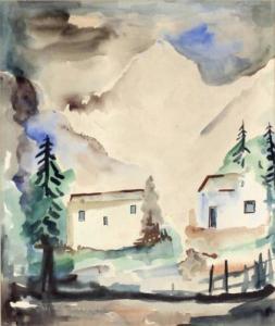 ZOLNHOFER Fritz 1896-1965,Häuser im Saarrevier,1930,DAWO Auktionen DE 2017-12-02