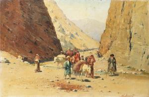 ZOMMER Richard Karlovich,The Kara Derbend Pass between Turkestan and Afghan,Bonhams 2018-11-28